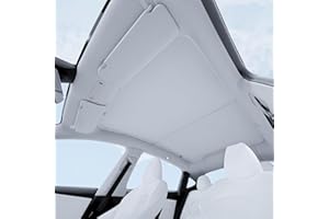 VION Tesla 2026-2025 Nuevo Model Y Parasoles de Techo - Ajuste Preciso, Sin Hundimiento, apagón Total (2026-2025 Nuevo Model Y)