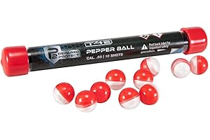Umarex Unisex Adult T4E by P2P Paintball Gun Ammo Pepper Roundpieces, Multi.50 Caliber
