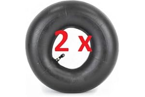 ‎HMH 2x HMH-Shop Schlauch 3.00-4 Sackkarrenschlauch 2er Set 3.00 Ersatzschlauch für z.B. Sackkarre 260x85mm Bollerwagen Innenschlauch Luftreifen gewinkeltes Auto Ventil TR87 90° Winkel Reifenschlauch