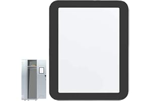 ‎HEARTHXY Hearthxy Spindspiegel magnetisch - Rechteckiger Spiegel für Spind,Glattes Schließfachzubehör für Badezimmer, Haushaltskühlschrank, Werkstatt-Werkzeugkasten oder Büroschrank, Schwarz