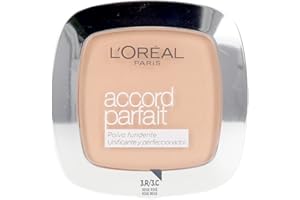 L'OREAL PARIS L'Oréal Paris Cipria in Polvere Uniformante Fissante Accord Parfait, Finish Matte e Risultato Naturale, 3R Beige Rosé