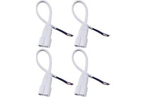 VGOL 4 Stücke 2Pin LED Rohr Stecker Power Kabel 15cm für T5 Honeycomb Hexagon Decke Licht