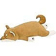 LIV HEART Comolife Cute Shiba Dog 'KOTARO' Soft & Comfortable Body Pillow, Size: M (Size: 55 x 24 x 13 cm)