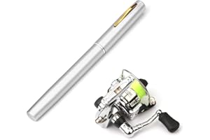 ‎LIXADA Lixada 1 Mt / 1,4 Mt Tasche Faltbare Angelrute Reel Combo Mini Pen Angelrute Kit Teleskop Angelrute Spinnrolle Combo Kit