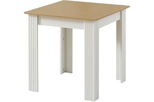 Rainbow Tree 75cm Square Dining Tables for 2-4 Small Space, Wooden Kitchen Table for Dining Room, Kitchen, Modern Writing Table for Living Room, Cafe or Restraunt Home/Office