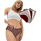 ALYA UNDERWEAR Pamuklu Kadın K&uuml;lot Slip Empirme Baskılı Y&uuml;ksek Bel İ&ccedil; &Ccedil;amaşırı, Likralı ve Rahat Pamuk Kumaş - 5'li Paket -