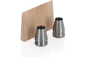 OCHSENKOPF Set de fixation, Coins pour haches lourdes, 3 pièces (2x coins annulaires, 1x coin en bois) Outil forestier, OX E-123-0200, Argenté.