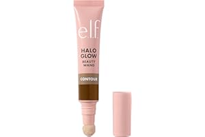 e.l.f. Halo Glow Contour Beauty Wand, Liquid Contour Wand For A Naturally Sculpted Look, Buildable Formula, Vegan & Cruelty-free, Medium/Tan