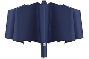 Maizoon Fällbart paraply med LED-ficklampa 10 ribbor stark glasfiberram automatisk öppning stängning vindtät vattentät UV-res