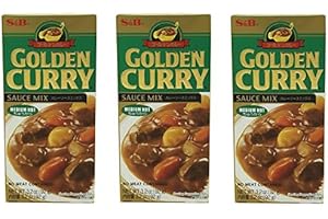 SKUURTFR S&B - Lot de 3 préparation curry japonais: Médium 3x92g