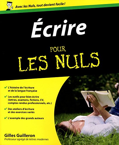 couverture de : Ecrire pour les nuls