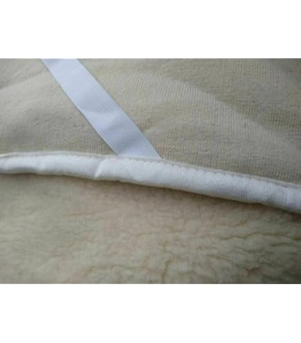 Merino Matratzenschoner 140x200cm - Natürliche Wolle Mit Eckgummis