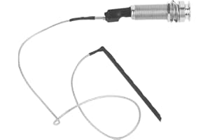 RITOEASYSPORTS Pickup per Chitarra, Sottosella Piezo con Endpin Jack 6,35mm, Dispositivo Leggero e Facile da Installare per Chitarristi Professionisti e Amatoriali, Ideale per Performance dal Vivo e Registrazione