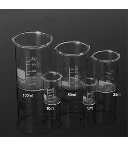 Beaker In Vetro Borosilicato 2L - Graduato, Per Lab O Cucina