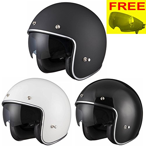 Casco Moto Jet Motociclo Casco Aperto Mezzo Casco Motocicletta