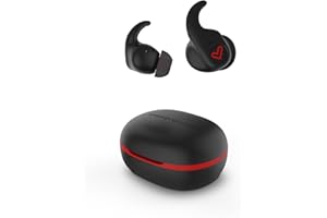 Energy Sistem Auriculares Deportivos (Bluetooth 5.3, True Wireless Stereo, Secure fit+, IPX5, ESmart Connect App) (Negro)