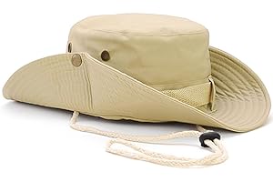 Favuit Sonnenhut, Boonie Hut Herren Damen Buschhut Breite Krempe Outdoor Hat UV Schutz Sonnenschutz Faltbar Wanderhut Fischerhut Gartenhut Anglerhut Buschhüte
