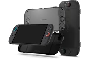 Spigen Funda Thin Fit 360 Compatible con Nintendo Switch 2 (2025), Funda Delgada y compacta de Material PC con protección 360° para Switch 2 - Negro