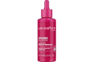 Lee Stafford Hair Growth Scalp Serum | Grow Strong & Long Collection - Best Stimulating Oil for Thinning, Damaged, Dry, Frizzy Hair, Packed with Proteins, Adds Shine, for Men & Women 75 ml