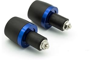 NICEDOLL Universale Moto Manubrio End Cap Grip 7/8 "Manubrio Estremità Manubrio Pesi Tappi Slider Alluminio CNC 22mm Steet Sportbikes