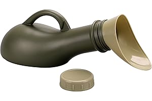 KRYMSON 1 sztuka pisuaru, butelka na próbkę moczu, przenośny pisuar, pomoc dla osób niepełnosprawnych, pisuar podróżny, butelka na mocz dla mężczyzn do użytku w łóżku, męska butelka na mocz z pokrywką, gadżet