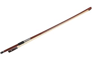 VICASKY Violin Bow 1/8 Size Lightweight Carbon Fiber Electric Violin Bow Horse Hair Violin Bow Bowstring Red Sandalwood Violin Stick for Violin Students, Beginners and Teachers
