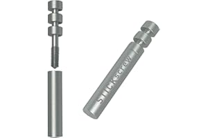 Stickscrew original smarter Stickzieher entfernt abgebrochene Tereafilter und macht den Holder frei - kompatibel mit Iqos Iluma Prime one Terea, silber