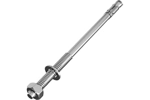 ‎LUMONIC Lumonic 5x Schwerlastdübel M8 x 150mm | hochwertige Keilanker verzinkt | Durchsteckmontage, SOFORT BELASTBAR | Betonanker, Schwerlastanker | für Überdachungen, Geländer, Regale, Trennwände