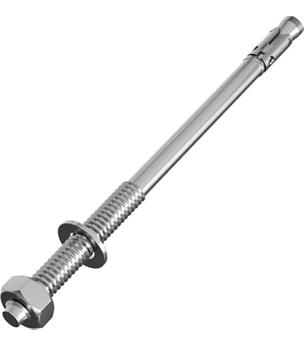 Ancoraggi A Cuneo Zincati M8 X 100 Mm - 30 Pezzi - Per Calcestruzzo E Muratura, Fissaggio Robusto - Foto 3