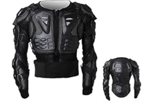 MONTALIN Peto Integral Moto, Motocross, Enduro, chaqueta Proteccion NEGRO M L XL XXL XXXL