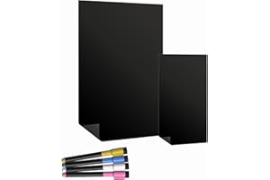 THE MAGNET SHOP TMS tablica magnetyczna do lodówki, dwupak, format A4 i małe tablice na listy zakupów, do użytku jako tygodniowe planowanie posiłków lub lista rzeczy do zrobienia, zawiera długopisy do ścierania