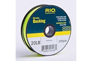 Rio Products Dacron Braided Backing, Fly Fishing Line, Smoothing Braid, 100 Yards