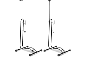 Vigevee 2 supporti per bicicletta, 3 funzioni per appendere o regolare orizzontalmente e verticalmente, da 20 a 29 pollici, adatto per ruota anteriore o posteriore, stabile