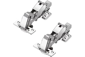 ANCHAK Juego de 2 Bisagra con Cierre suave, Cazoleta Ø35mm y Angulo de Apertura 165° para Puertas de Muebles