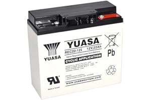 WSB BATTERY Blei Akku 12V 22Ah AGM Batterie ersetzt 17Ah 18Ah 19Ah 23Ah Zyklentyp AGM -Deep Cycle VRLA Schraubanschluss M5