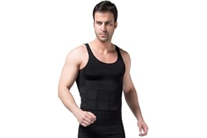 YCUEUST Hombre Camiseta Tirantes Faja Reductora Chaleco Ropa Interior