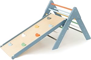 Mon Mobilier Design EVA Triangolo di capacità motorie Pickler per Bambini Montessori Multicolore