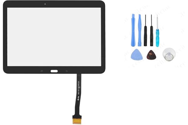 Vitre ecran tactile pour Samsung Galaxy Tab 4 10.1" T530 T531 T535 noir + outils