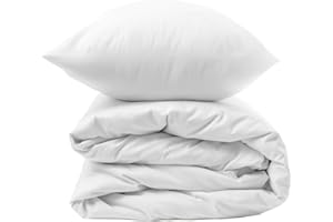 INTRECCI HOME Parure Copripiumino Singolo, in Puro Cotone, Sacco Copripiumino 155x200 cm + Federa 52x82 cm, Made in Italy, Elegante e Confortevole, Morbidezza Suprema