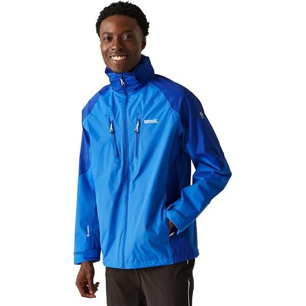 Lo.gas Men's Rain Jacket Waterproof With Hood, Raincoat For
