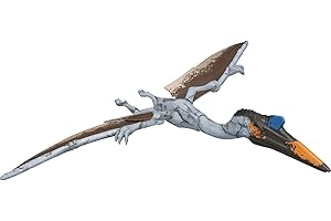 MATTEL Jurassic World - Il Dominio Imponente Dinosauro Carnivoro Action Figure, con mossa di attacco e tantissimi movimenti diversi; regalo e giocattolo per bambini 4+ Anni, HDX48