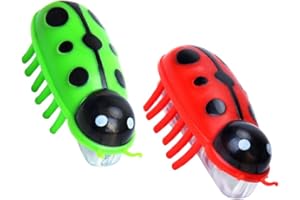 CLSSLVVBN 2 Pieces Mini Robot for Beetle Electric Insect Cat Dog Mouse Bug Automatic Flip Toy Battery Operated Vibration Pet Playing Toys