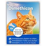 Pet Star Flohmittel und Anti-Zecken Tropfen 6 St. Katze