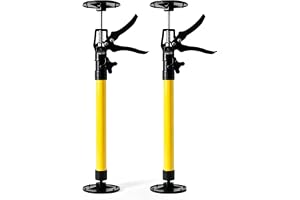Zinueen Takstöd, monteringsstöd, 50–110 cm, dörrspännare, armspännare, byggstöd, teleskopstöd, justerbar höjd 40 kg lastkapac