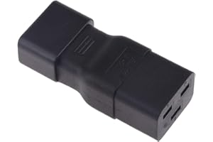 B Baosity Adaptateur De Convertisseur De Courant Femelle Iec 320 C20 Mâle vers C21 - C14 mâle C19 Femelle