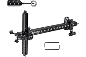 ZZYB Vista de Arco Recurvo Miras para Tiro al Arco Vista en Forma de T Aleación de Aluminio Visor de Arco 1 Pin Bow Sight para Arco Accesorio