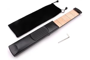 WANGCL 6 Fret Portable Left Hand Pocket Guitar Practice Tool Guitar Gadget Chord Trainer for Beginner Guitarist Practice Training