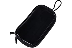 qiuxiaoaa Borse da Moto Nere universali Serbatoio di Gas Magnetico Trasparente per Custodia per Cellulare per Supporto da Moto Borsa da Navigazione per Moto Nera