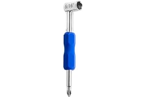 MusicNomad MN232 Premium Truss Rod Wrench - 5/16", Plus Magnetized Screwdriver