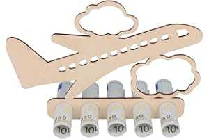 Spruchreif | Regalo de Dinero de Viaje | Vale de Viaje | Regalo Original de Dinero de Viaje | Viaje por el Mundo | Vacaciones | Luna de Miel | Intercambio de Estudiantes | Regalo de Madera